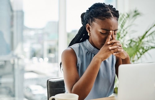 Black Woman Stress Med Istock Delmaine Donson