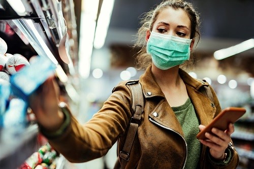 Members of the public must wear a face covering in shops, but the shop’s workers do not have to