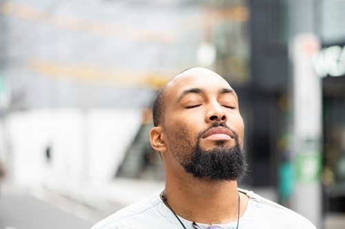 Construction workers at Multiplex were coached in the science as well as techniques of mindfulness