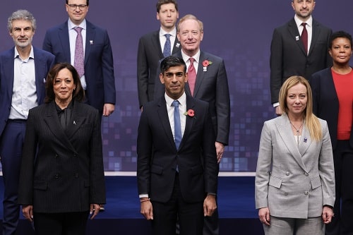 Prime Minister Rishi Sunak And Others At AI Summit Photograph By UK Government MED