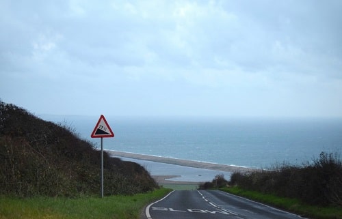 Road Into Sea Photograph By David Wales